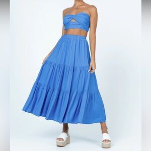 Princess Polly Allie Set / Size: US8 / Color: blue